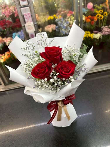 進口紅玫瑰鮮花束
