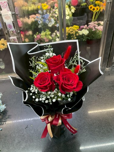 進口紅玫瑰鮮花束